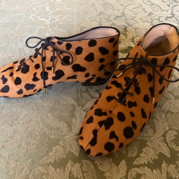 Charlotte Olympia Leopard Print Ankle Boots - Picture 6 of 10
